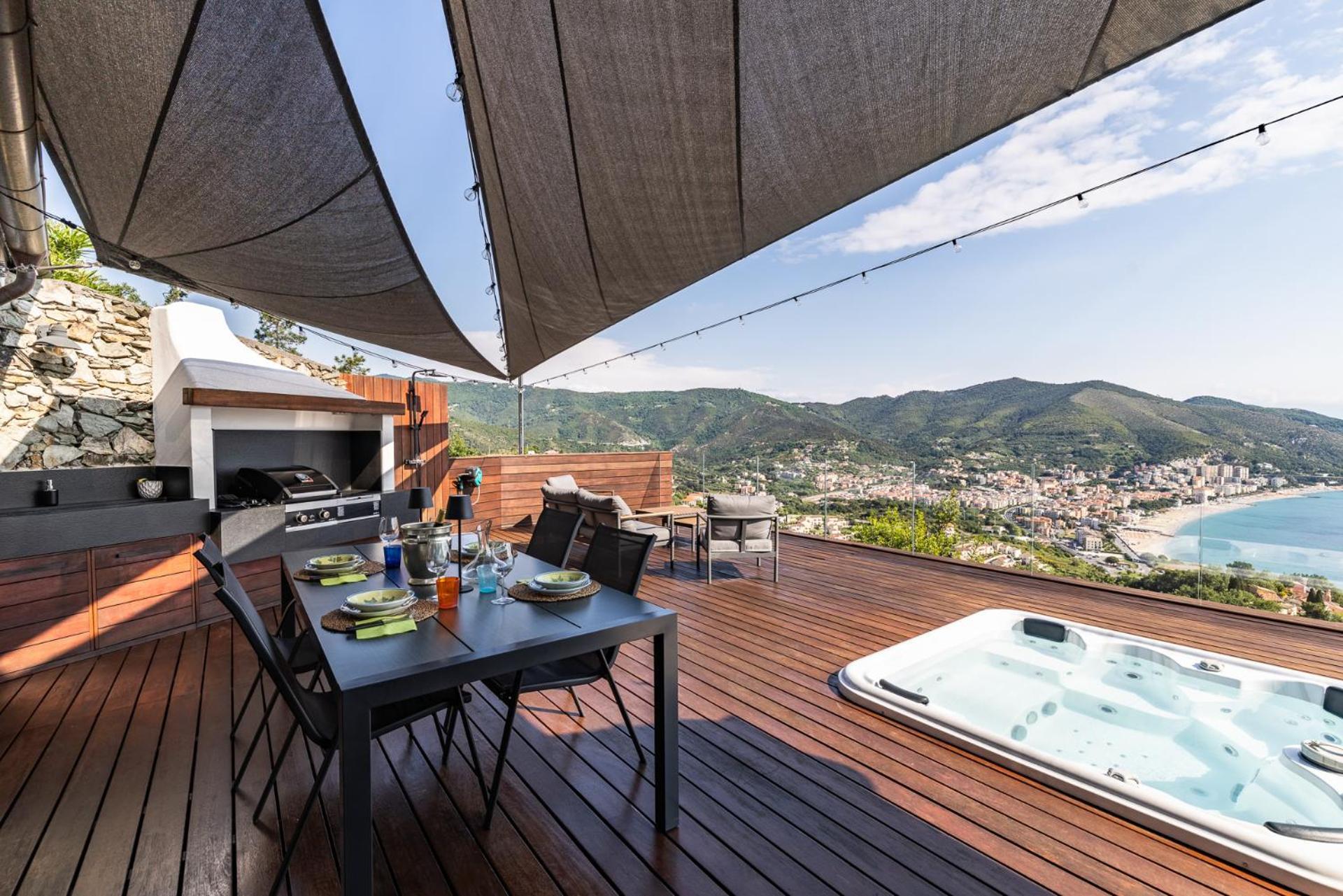 ノーリ Spettacolare Vista Isola Terrazza E Idromassaggioヴィラ エクステリア 写真